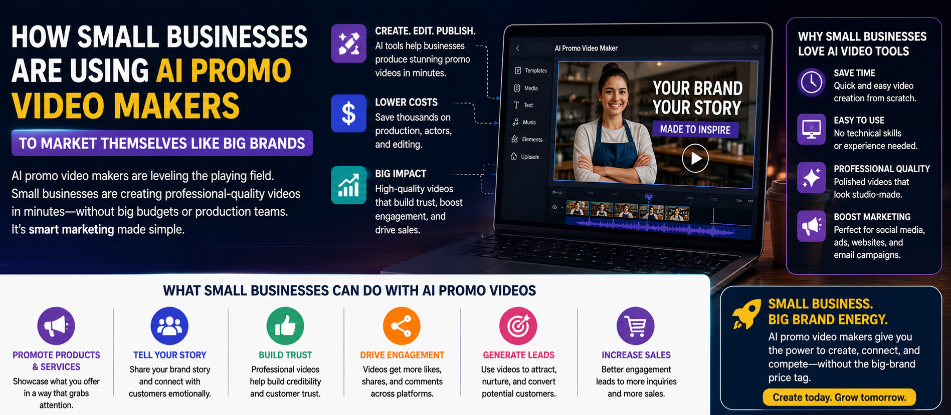 How Small Businesses Are Using AI Promo Video Makers to Compete Like Big Brands