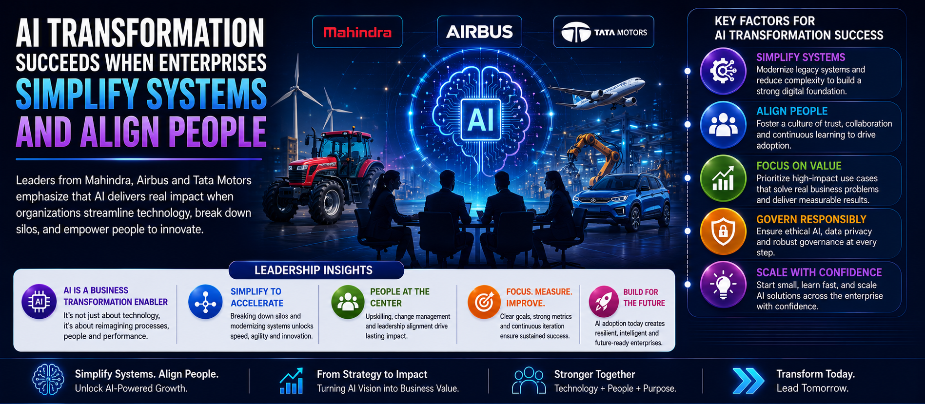 AI Transformation Succeeds When Enterprises Simplify Systems And Align People