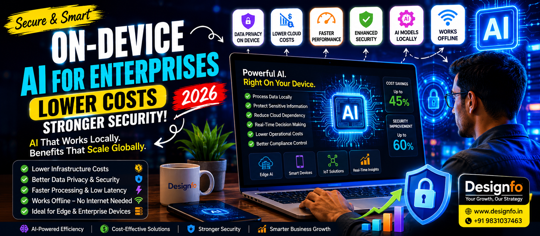 How On-Device AI Can Lower Enterprise Costs And Reduce Security Risks