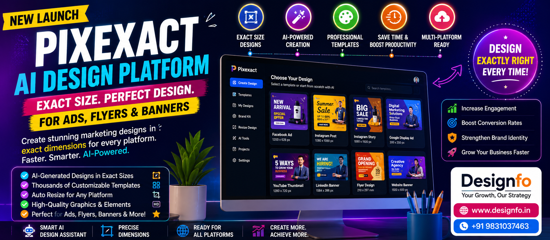 Pixexact Launches Exact Size AI Design Platform For Ads, Flyers And Banners