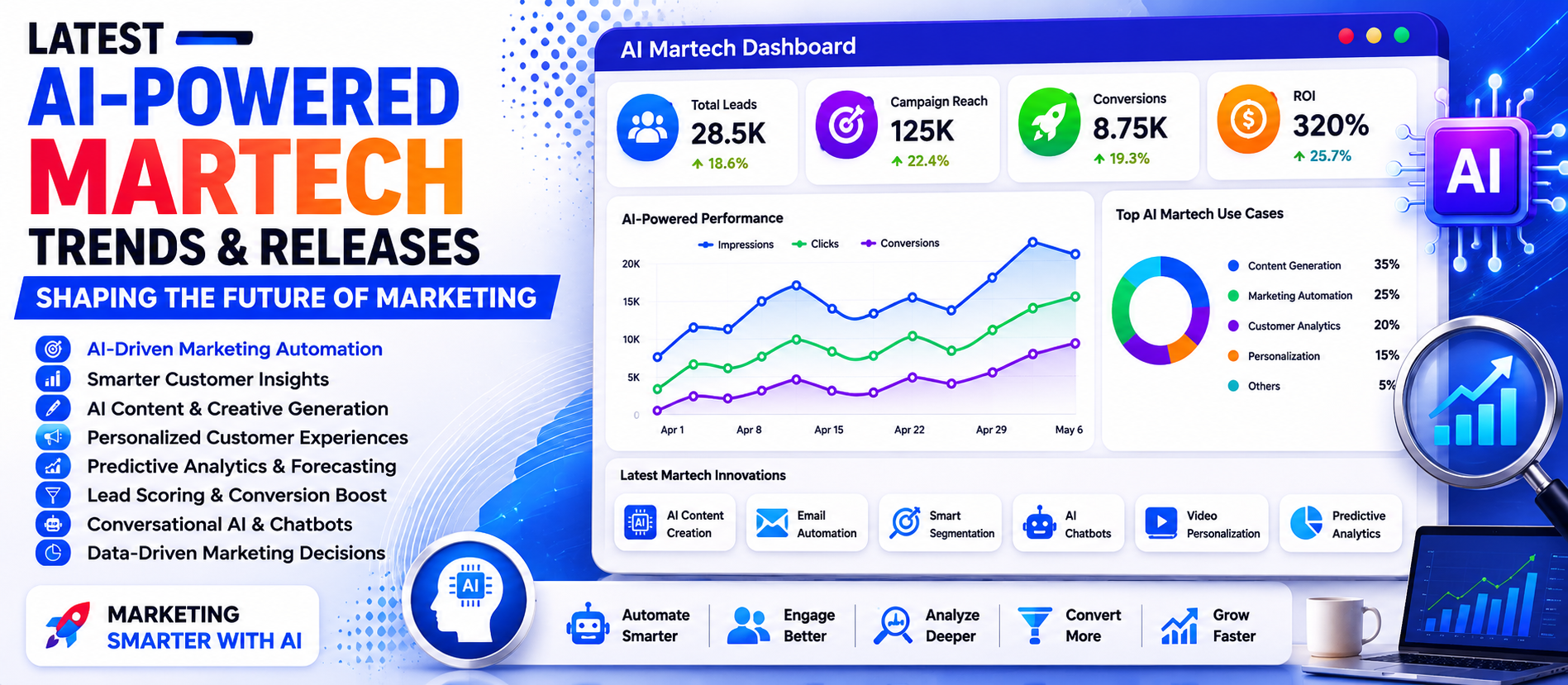 The Latest AI-Powered Martech Trends And Releases Reshaping Digital Marketing