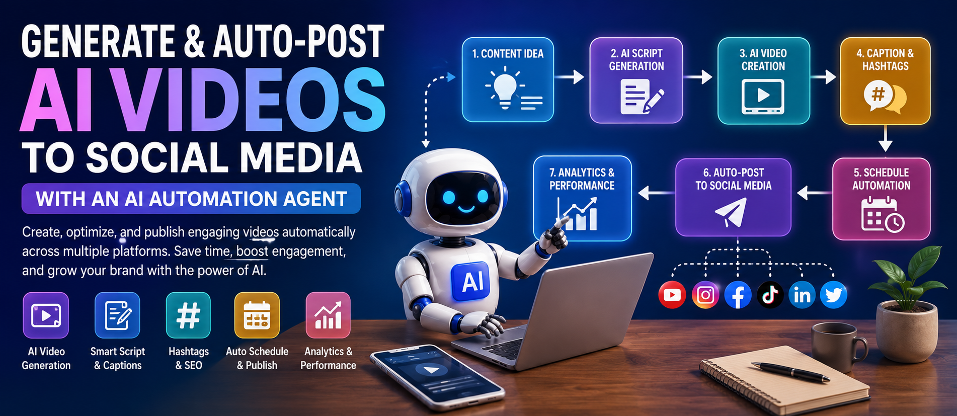 Generate & Auto-Post AI Videos to Social Media Using an AI Automation Agent