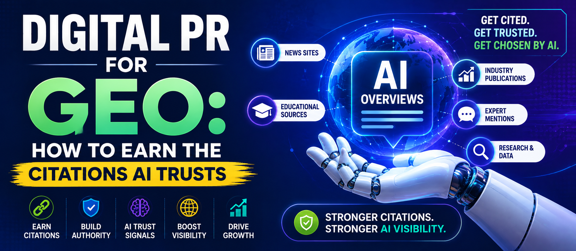 Digital PR for GEO: How to Earn the Citations AI Trusts (2026)